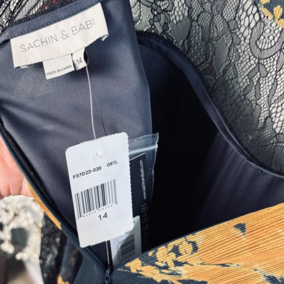 Sachin & Babi Velir Cocktail Dress NWT Size 14 - Picture 5 of 5